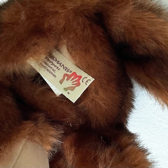 Folkmanis Monkey Puppet MOVING MOUTH Long Tail NEW - Picture 4 of 9